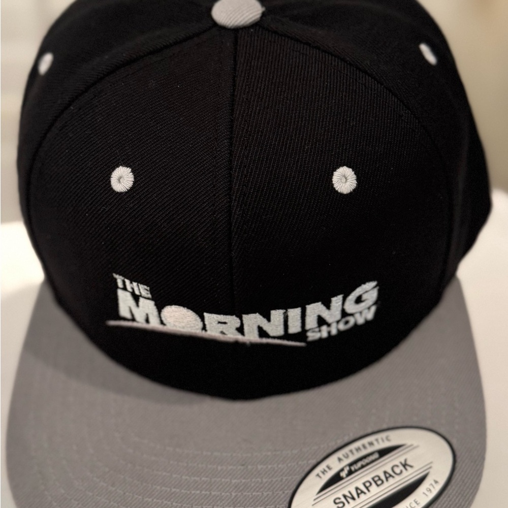 Black and Gray Snapback Hat